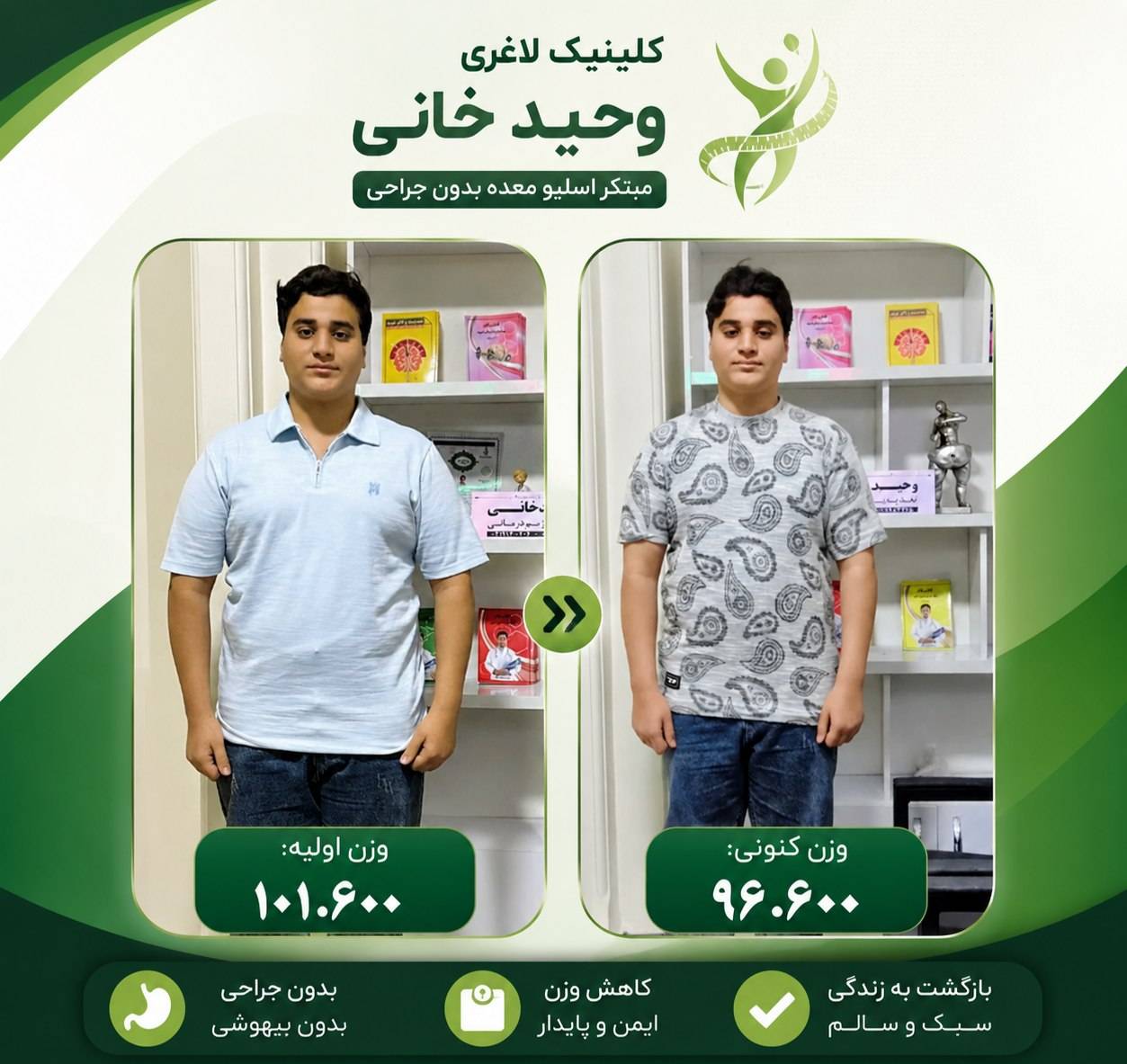 5 کیلو لاغری سریع در یک ماه