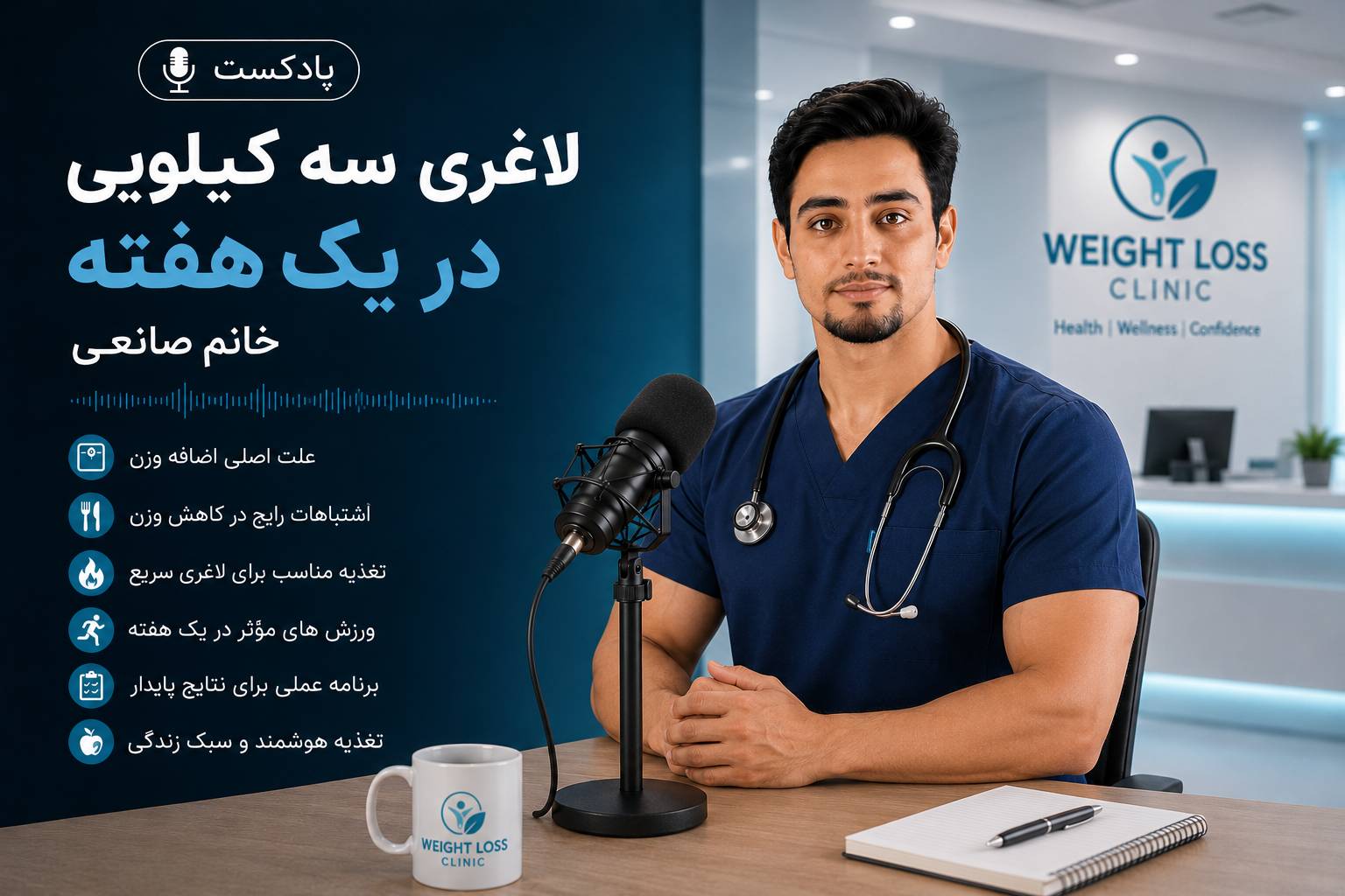 لاغری سه کیلویی در یک هفته