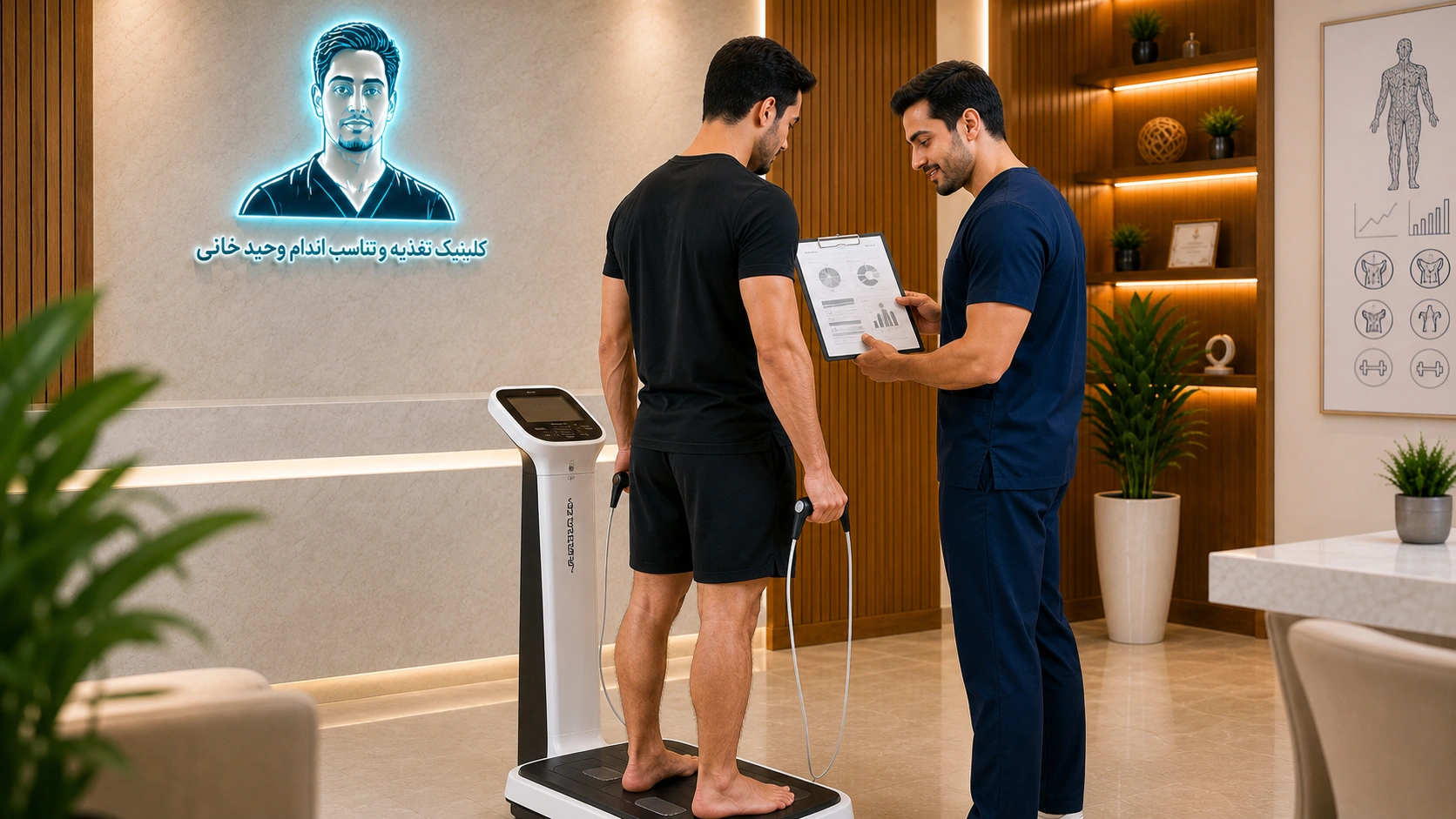 دستگاه آنالیز بدن در سرسبز | بررسی چربی، عضله و روند لاغری