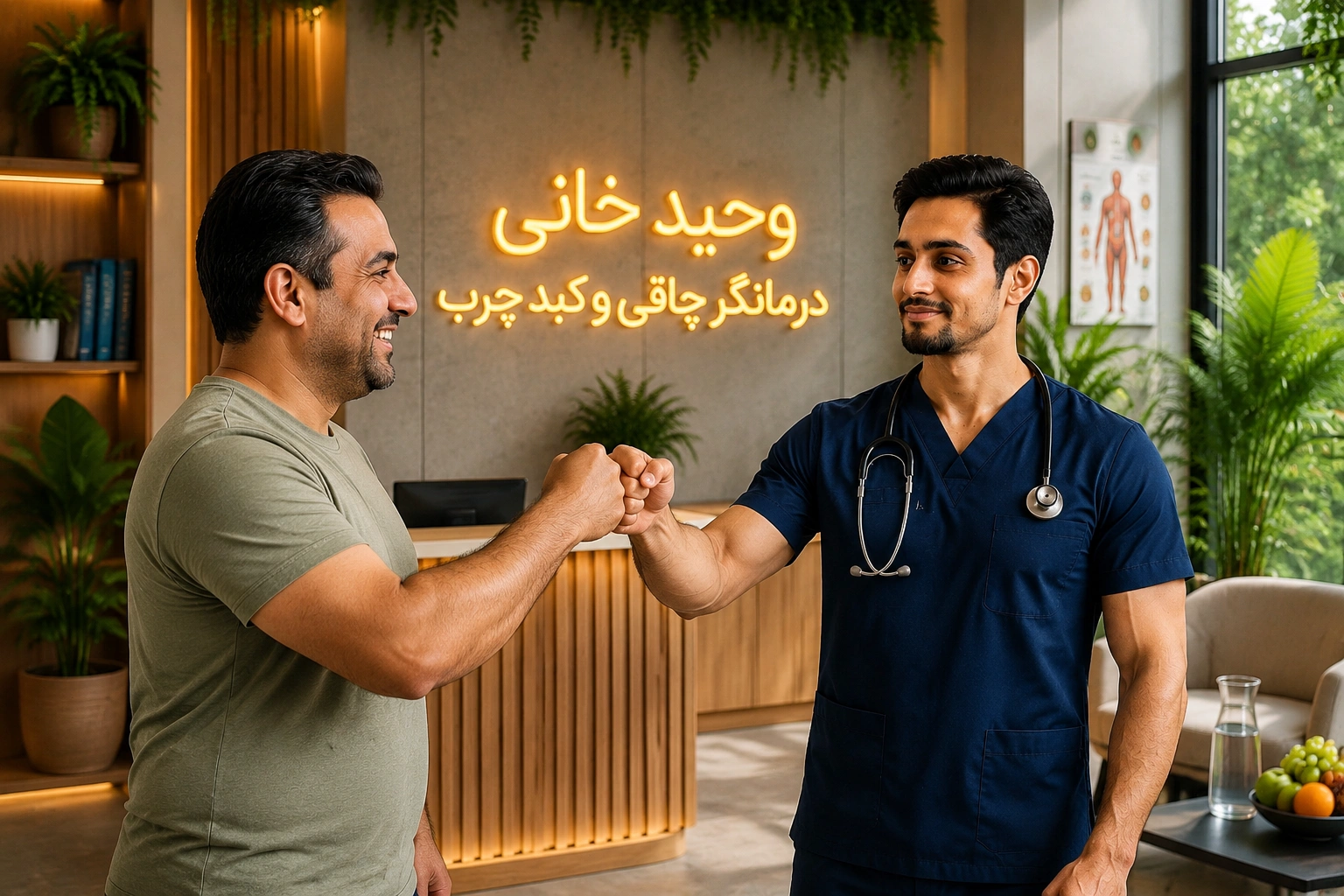 بهترین دکتر درمان کبد چرب در پیروزی | برنامه درمانی تخصصی