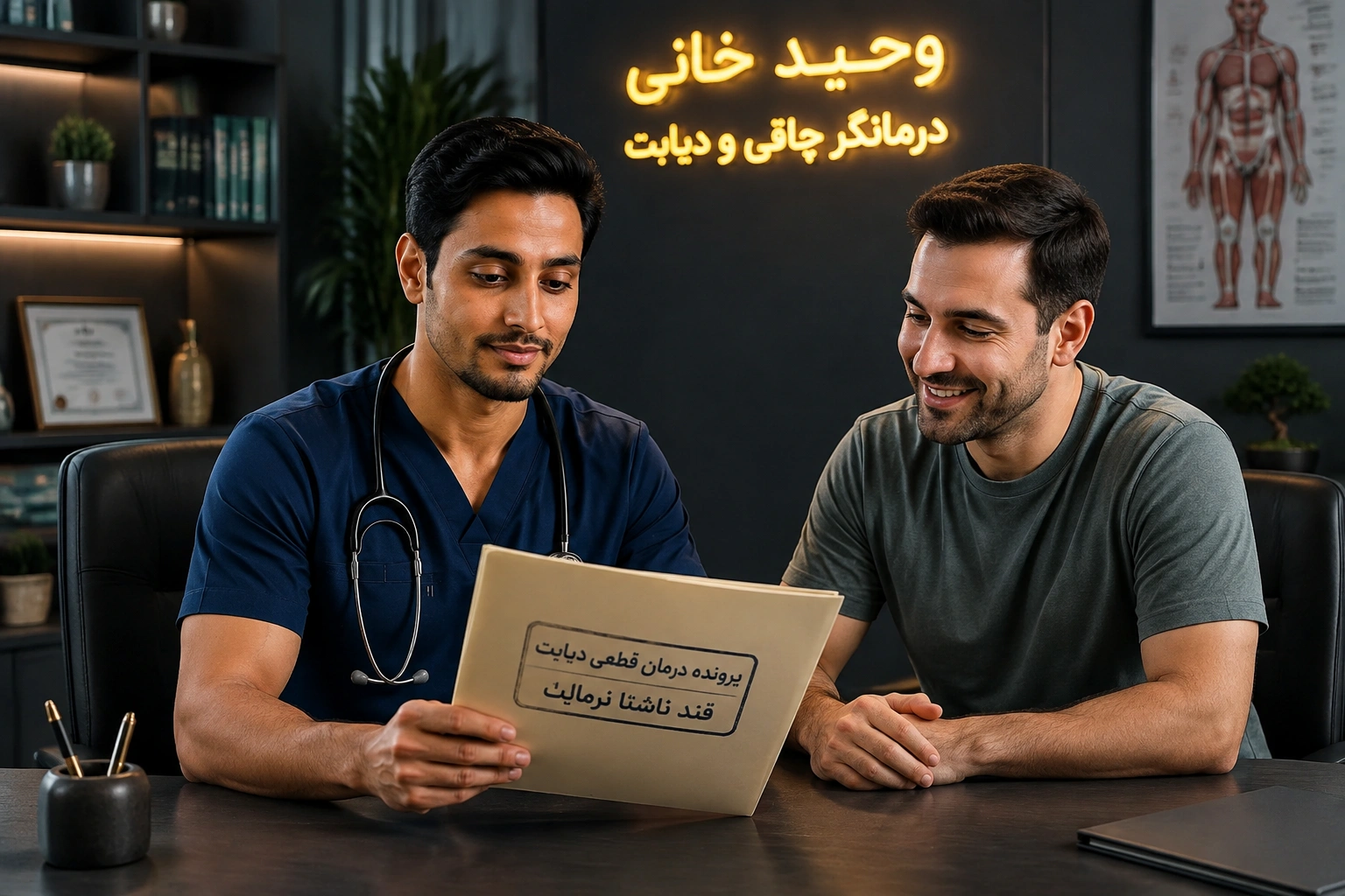 درمان دیابت در شهر قدس با بررسی تشخیص، تغذیه، دارو، ورزش و کنترل قند خون. با روش‌های مدیریت دیابت و انتخاب پزشک مناسب آشنا شوید.