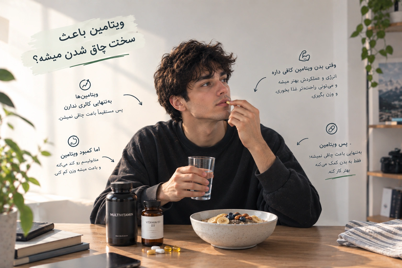 آیا کمبود ویتامین باعث چاقی می شود؟ تأثیر کمبود ویتامین بر وزن